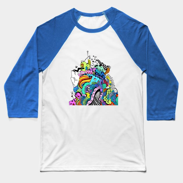 Candy Glacier Baseball T-Shirt by ShelbyWorks